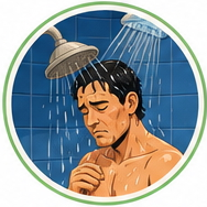 Badge Douche froide